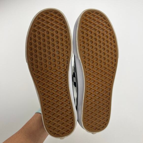 Vans Era Old Skool Ward Checkerboard Trainers Shoes Black White Suede Size 9 - Picture 4 of 13